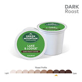 Green Mountain Coffee Lake & Lodge, Dark Roast Coffee, 96 Count