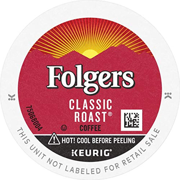 Folgers Classic Roast Coffee, 80 K Cups for Keurig Coffee Makers