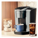 Keurig K-Elite Plus+ Brushed Silver Bundle with My K-Cup Reusable Coffee Filter