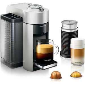 Nespresso Vertuo Coffee and Espresso Machine by De'Longhi with Aeroccino