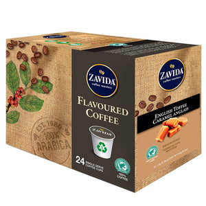 Zavida Single Serve Coffee English Toffee, 96 Cups