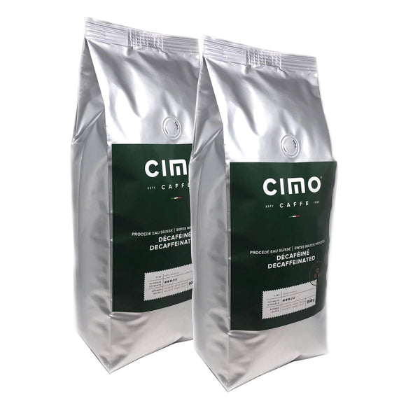 Caffe Cimo Swiss Water Process Decaf Whole Beans, 908 g (2 lb), 2-pack