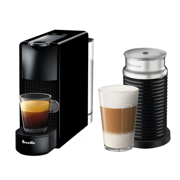 Nespresso Essenza Mini Coffee Machine by Breville with Aeroccino