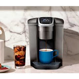 Keurig K-Elite Plus+ Brushed Silver Bundle with My K-Cup Reusable Coffee Filter